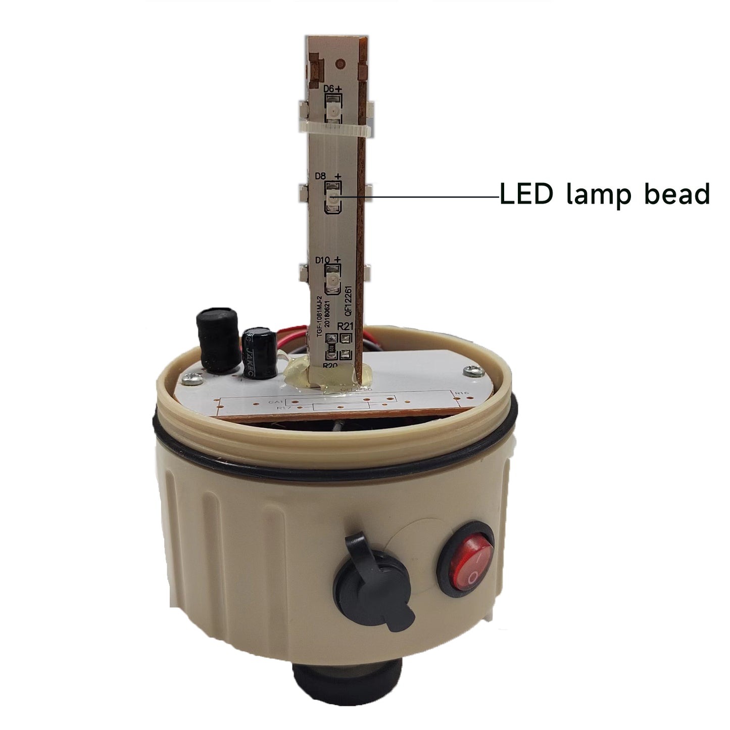 YASONG Rotating Magnetic Strobe Warning Light with  90dB Buzzer or No Sound Emergency  Industrial battery Beacon Flashing Light AC100V-240V