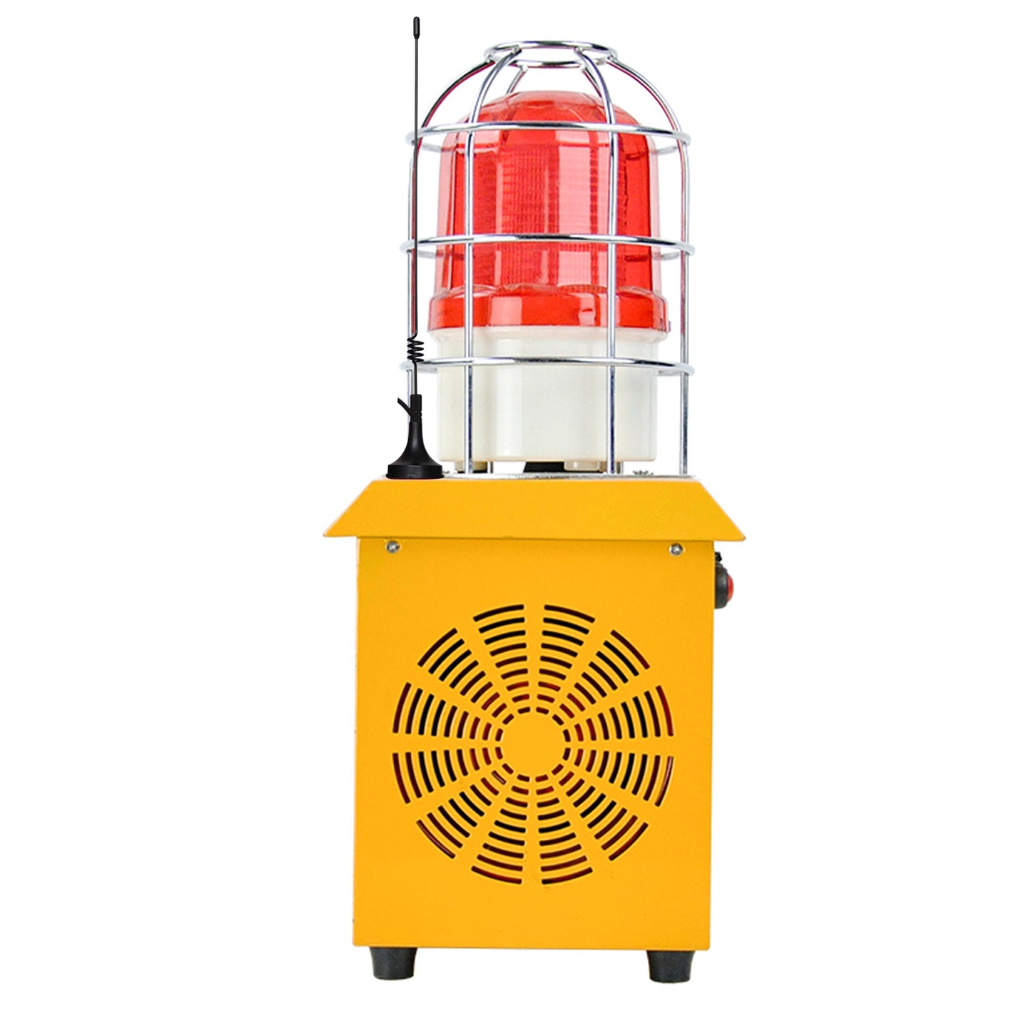 YASONG Outdoor Portable Rechargeable Wireless Remote Control Alarm Siren 2km(1.24mi) Remote Distance 120dB Loud Horn Adjust Sound and Tone with 5000mAh Lithium Battery AC100-240V SLA-1509Y