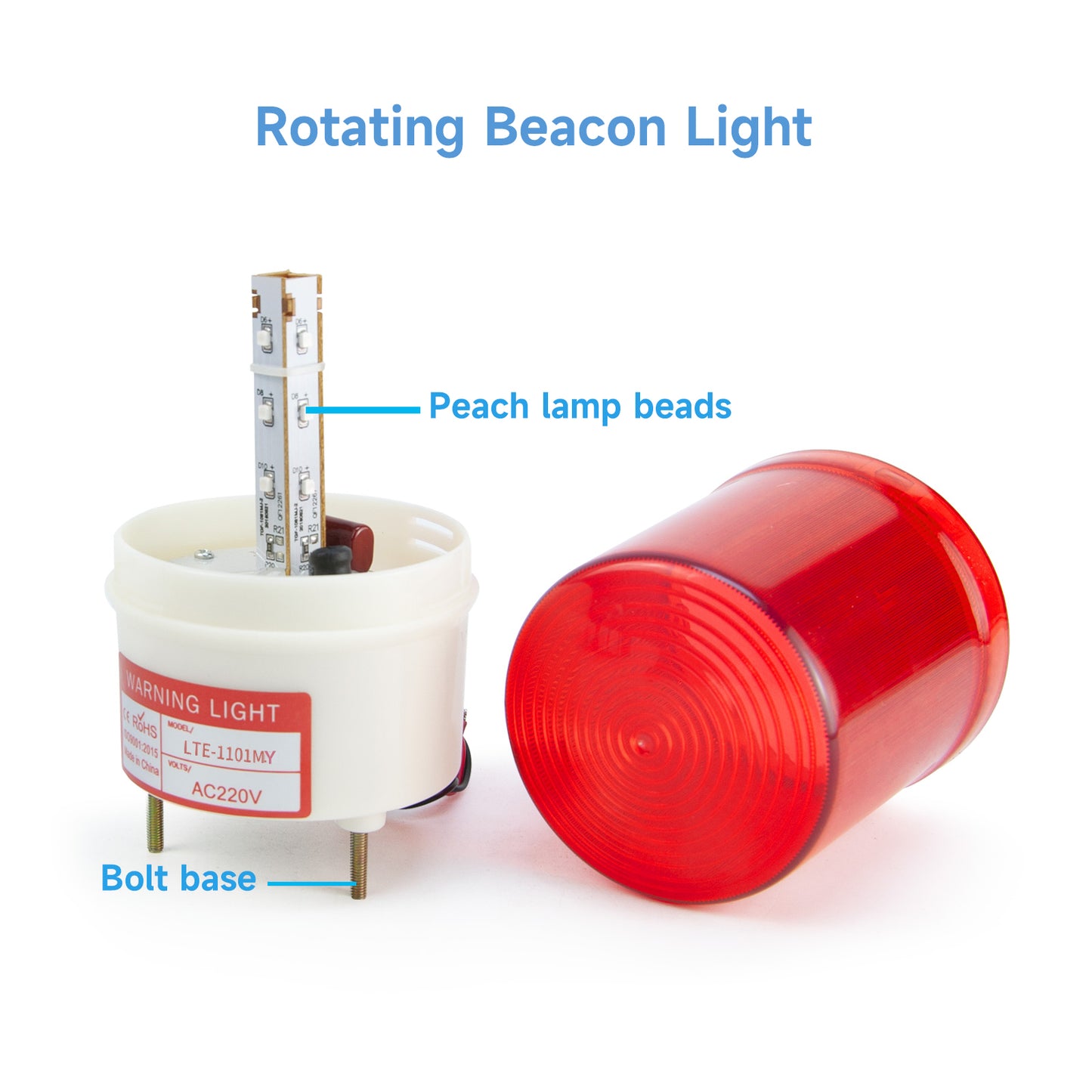 Industrial rotating Strobe Beacon Light 500m/2000m Remote Control LED Warning Lights with No Sound SLA-1101MY