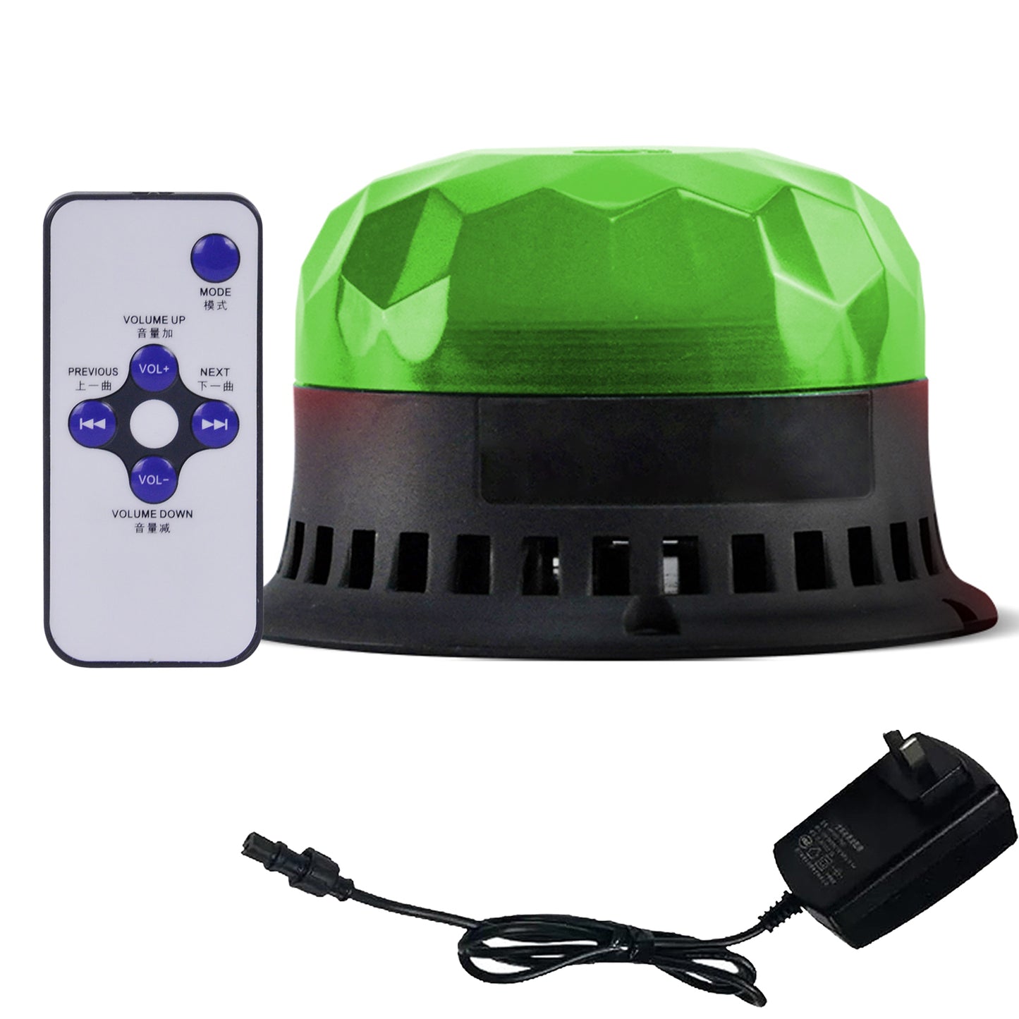 YASONG Beacon Strobe Lights LED Siren Warning Light 120dB Loud horn 2 Flashing Mode Magnetic Base for Vehicles Trucks Forklift AC100-240V SLA-190-II