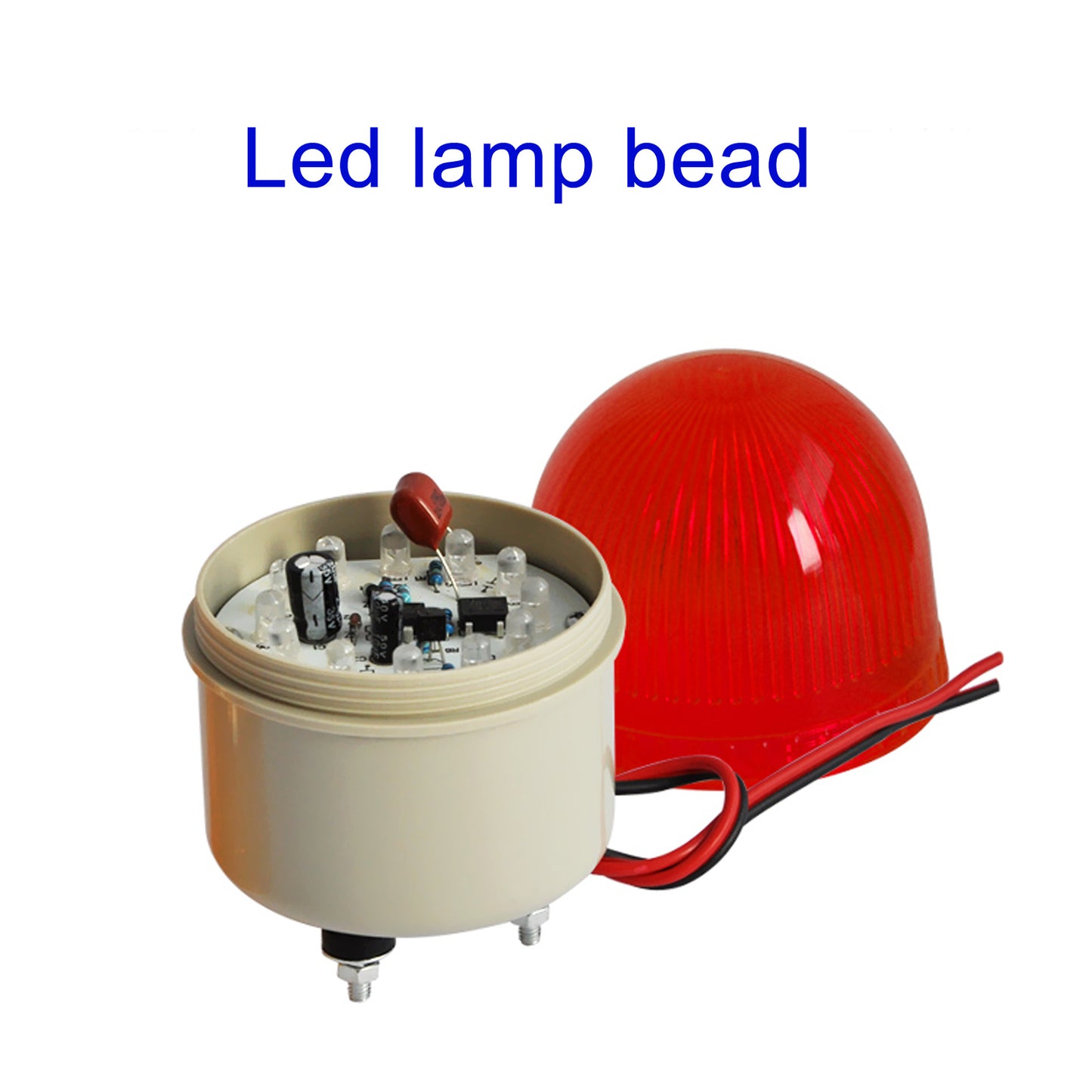 YASONG Industrial Beacon Warning Lights, LED Strobe Light Flashing Siren with no sound