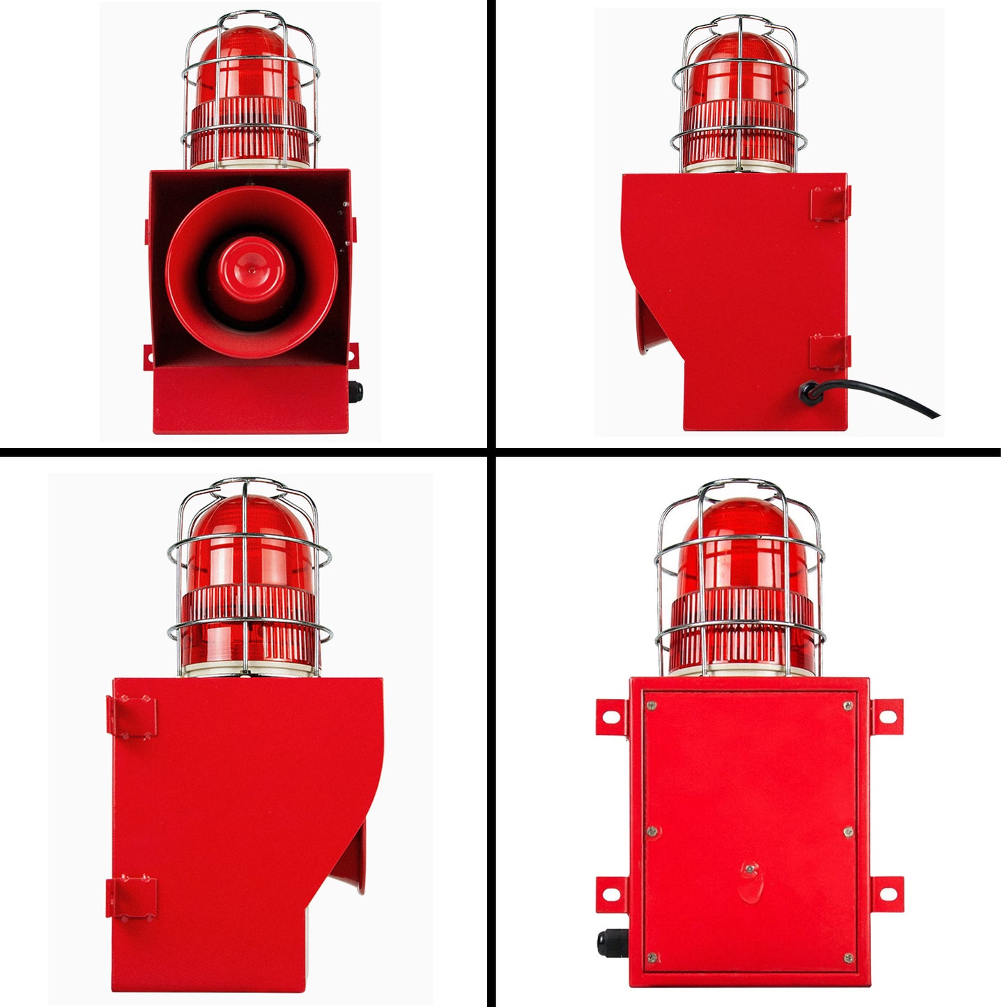 Sirène d'alarme en acier inoxydable YASONG 130dB, avertisseur sonore 45W, étanche IP66, pour port, bateau, usine, SLA-05G-P