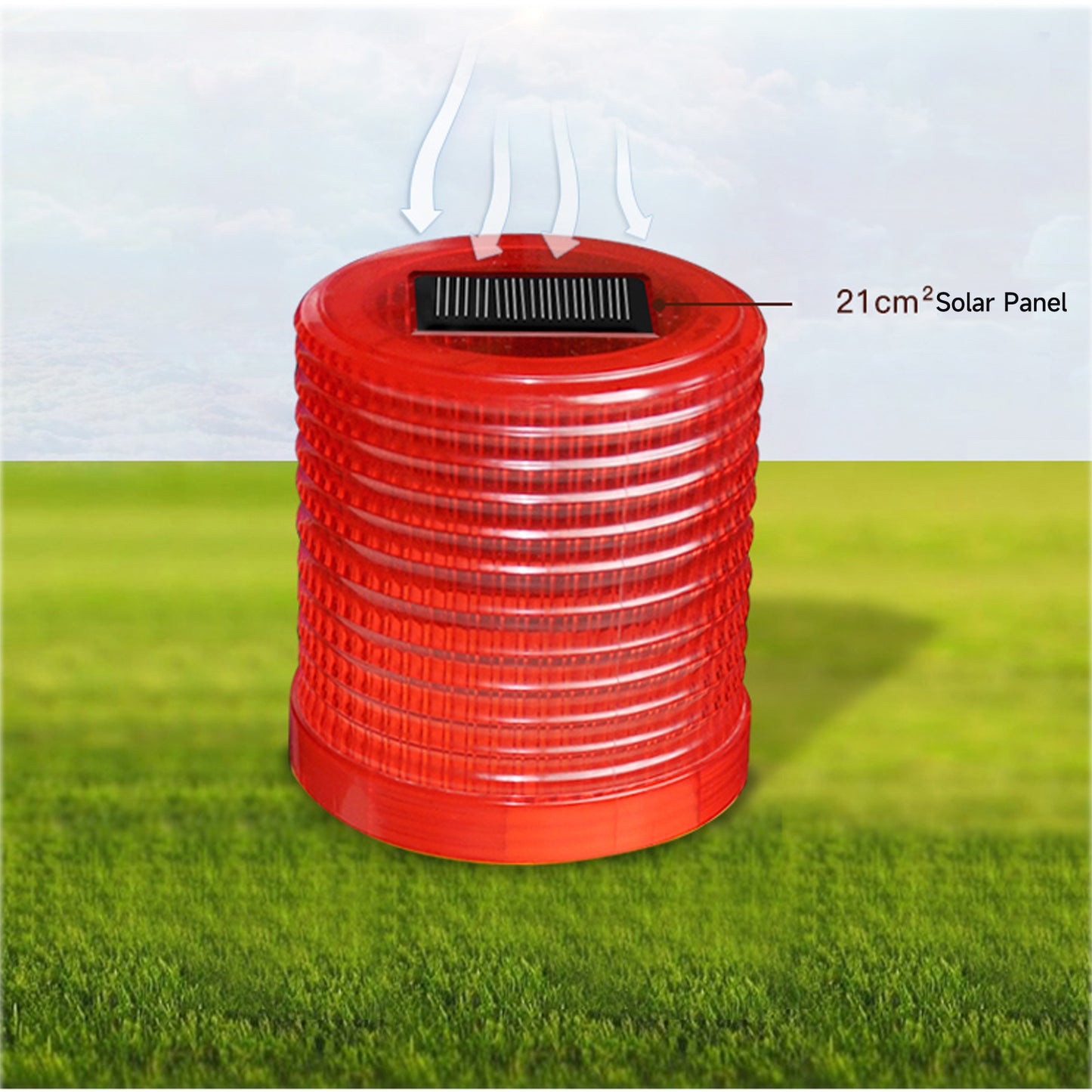 SL-5080 Solar Warning Lights Outdoor Waterproof LED Strobe flashing Beacon lights for Road Construction, Ships, Factories