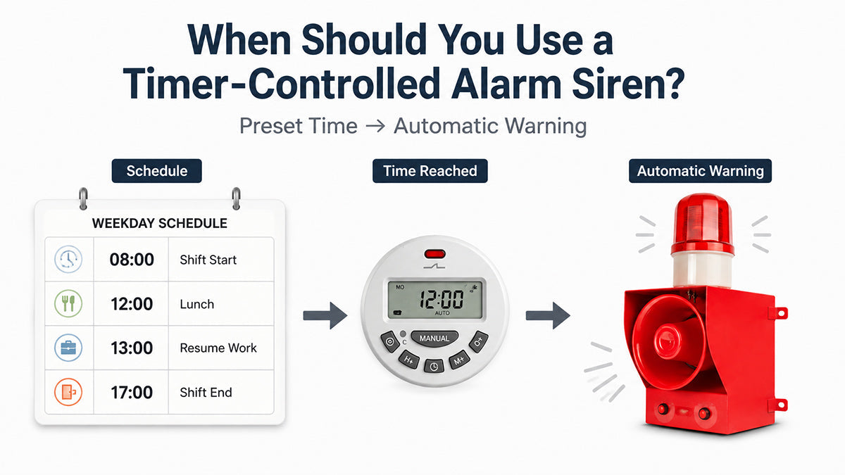When Should You Use a Timer-Controlled Alarm Siren?