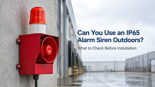 Can You Use an IP65 Alarm Siren Outdoors? What to Check Before Installation