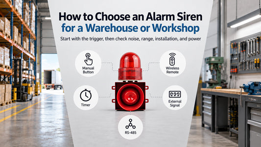 How to Choose an Alarm Siren for a Warehouse or Workshop