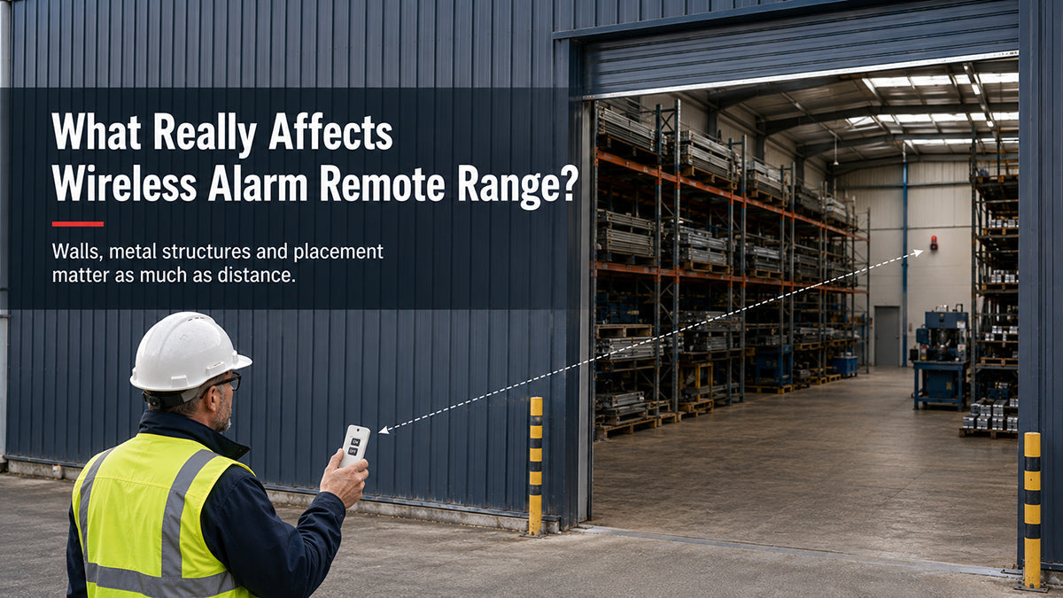 How Walls and Metal Buildings Affect Wireless Alarm Remote Range