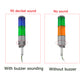 Tower Light IP44 Waterproof  LED Multilayers Stack Warning Lights with Sound or No Sound , Round Bottom, Flashing or Steady For Machine LTA-505T/W(J)