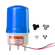 YASONG LTE-1101MJ Revolving LED Beacon Warning Light, 90dB Buzzer, IP44, 3W, Screw Mount