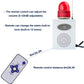YASONG 500m Wireless Remote Control Siren Alarm Industrial 120dB Lound Horn Sirens with Adjustable Volume and Tone Security Alarm Systerm SLA-B02Y