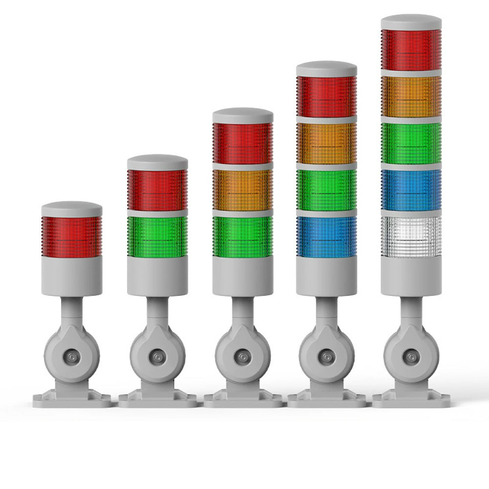 YASONG LTA-30-J LED Stack Tower Light, 1-5 Layers, Foldable Base, Strobe / Steady switchable, With or without buzzer
