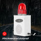 YASONG 500m Wireless Remote Control Siren Alarm Industrial 120dB Lound Horn Sirens with Adjustable Volume and Tone Security Alarm Systerm SLA-B02Y