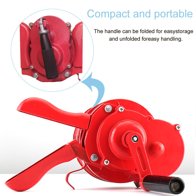 YASONG Hand Crank Siren Horn Manual Handheld Air Raid Siren Portable Loud Emergency Safety Alarm