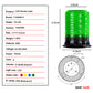 YASONG Beacon Strobe Light 4 Flashing Mode 120dB Horn 9 Tones LED  Emergency Lights with Magnet Base for Vehicles, Truck, Car AC100V-AC240V SLA-190