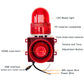 RS-485 Protocolo de comunicación de red Sirena de alarma impermeable ajustable 0-120dB Sistema de alarma con luz estroboscópica LED para almacén industrial Taller SLA-01HX