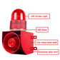 YASONG Industrial Outdoor Alarm Siren 120dB Horn IP66 Waterproof Security Siren with Strobe Light for Factory Port Dock Reservoir Shipyard  SLA-01G