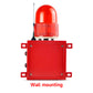 YASONG 1.2Mile/0.3Mile Outdoor Remote Control Alarm Siren, 120dB Loud Horn Adjustable with USB Port and 4 Remote Control IP65 Waterproof SLA-01HY-4