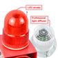 YASONG 1.2Mile/0.3Mile Outdoor Remote Control Alarm Siren, 120dB Loud Horn Adjustable with USB Port and 4 Remote Control IP65 Waterproof SLA-01HY-4
