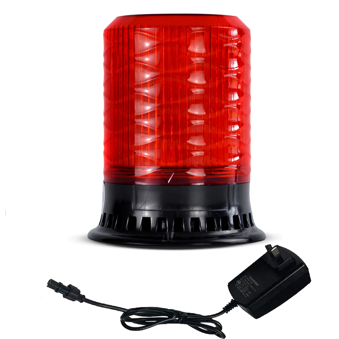 Y DIANS S Luz de baliza 120dB Bocina 4 modos intermitentes Luces de emergencia LED para camiones, automóviles, montacargas y vehículos AC100-240V SLA-090