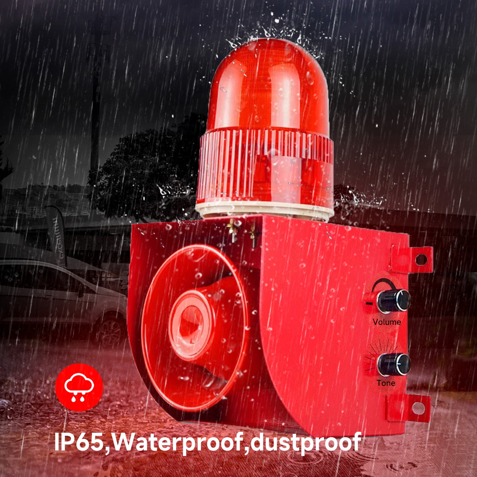 Sistem Deteksi Ketinggian Kendaraan Laser YASONG SLA-PT8020, Jangkauan 10m/20m, Kalibrasi Otomatis, Alarm 120dB, IPX5/IP65