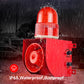 Discrete/Binary Signal Triggered  Alarm Siren Waterproof Industrial Security  Emergency Alarm System with LED Strobe Light SLA-01HK
