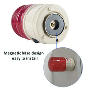 YASONG LTD-5088 Battery Magnetic LED Beacon Light, 17 LEDs, IP44, No Sound/85dB, AA Battery Powered