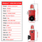 YASONG 2000m Wireless Remote Control Siren Alarm 130dB Horn 80W Sirens for Noisy Environment Emergency Alarm Range About of 250 Meters  SLA-09Y-2000