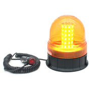 YASONG 60 LED Gyrophare Stroboscopique 12V-24V Ambre Magnétique Toit Lumière Clignotante d'Urgence de Sécurité pour Chariot Élévateur Camion Tracteur Chariots UTV Bus