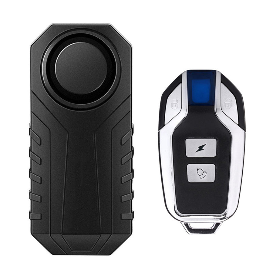 YASONG 1 Pack Bike Alarm, 113dB Wireless Anti-Theft Vibration Alarm, 50m Remote, IP55, 7 Sensitivity Levels