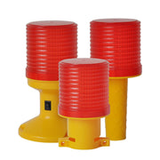 YASONG SL-5080 Solar Industrial LED Warning Light, IP44 Strobe Beacon, 6 LEDs, 72H Work Time