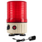 YASONG Rotating Magnetic Strobe Warning Light with  90dB Buzzer or No Sound Emergency  Industrial battery Beacon Flashing Light AC100V-240V