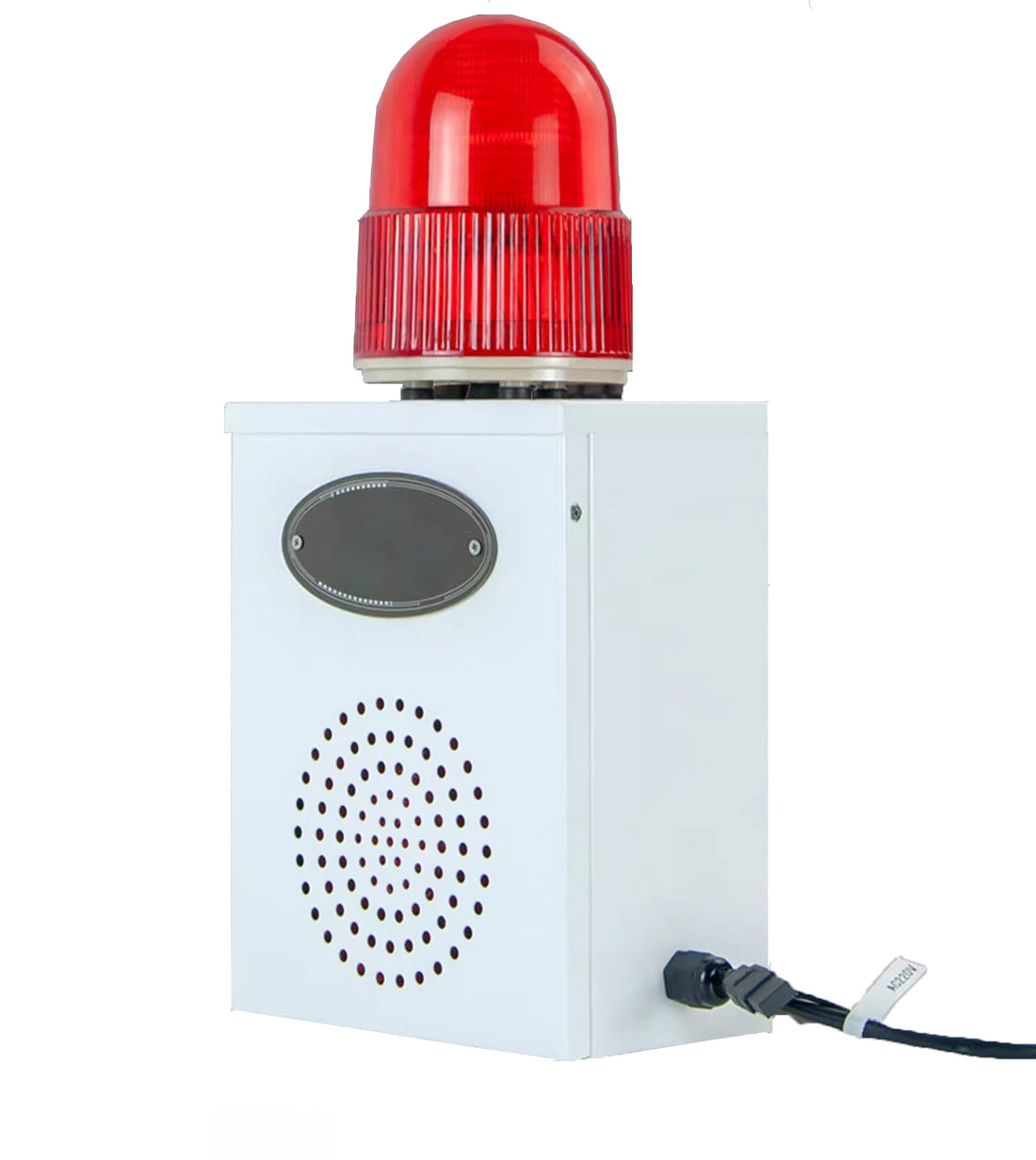 YASONG SLA-B02K 120dB Discrete Signal Alarm Siren, 25W, 12 Tones, IP65, USB Upload, LED Strobe