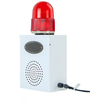 YASONG SLA-B02K 120dB Discrete Signal Alarm Siren, 25W, 12 Tones, IP65, USB Upload, LED Strobe