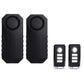 YASONG Bike Alarm with Remote Motorcycle Alarm 113dB Loud Anti Theft Bicycle  Alarm Wireless Vibration Vehicle Security Alarm System 2 Pack