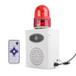 YASONG  Rechargeable 5000mAh Siren – 120dB IP55 Outdoor Alarm with LED Strobe, Emergency Security Backup Horn SLA-B02B