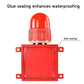 YASONG Industrial Outdoor Alarm Siren 120dB Horn IP66 Waterproof Security Siren with Strobe Light for Factory Port Dock Reservoir Shipyard  SLA-01G