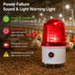 YASONG SLA-1502 Power Outage Alarm Light 90dB Buzzer & LED Strobe Light with Battery Backup