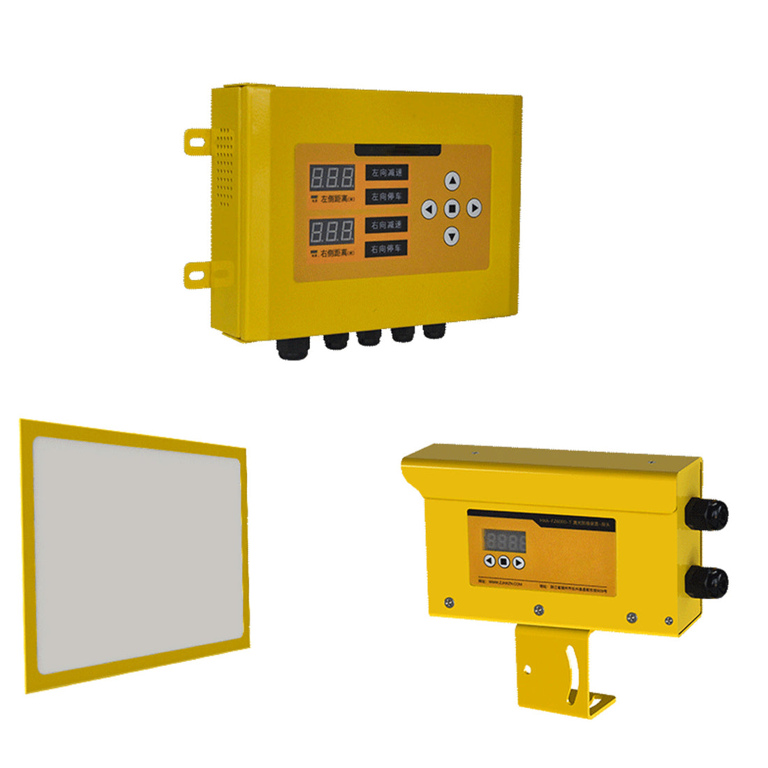 YASONG SLA-FZ7000 100m Crane Laser Anti-Collision System, 80dB Alarm, Dual-Side Monitoring, RS485 Optional