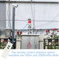 Baliza estroboscópica giratoria industrial 500m/2000m Control remoto inalámbrico Luces de advertencia LED con sonido de 90dB SLA-1101MJY