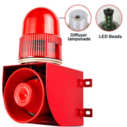 YASONG SLA-01Z 120dB Button Control Alarm Siren, 25W, IP65, LED Strobe, One-Button Linkage