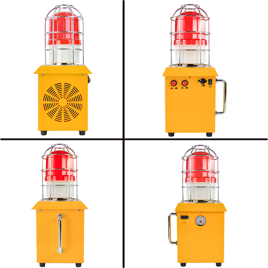 YASONG SLA-1509 Portable Rechargeable Outdoor Alarm Siren 120dB