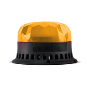YASONG SLA-090-II 120dB LED Beacon Siren Light, 9 Tones, 4 Flash Modes, DC12V/24V, Magnet/Bolted Base