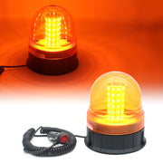 YASONG 60 LED Gyrophare Stroboscopique 12V-24V Ambre Magnétique Toit Lumière Clignotante d'Urgence de Sécurité pour Chariot Élévateur Camion Tracteur Chariots UTV Bus
