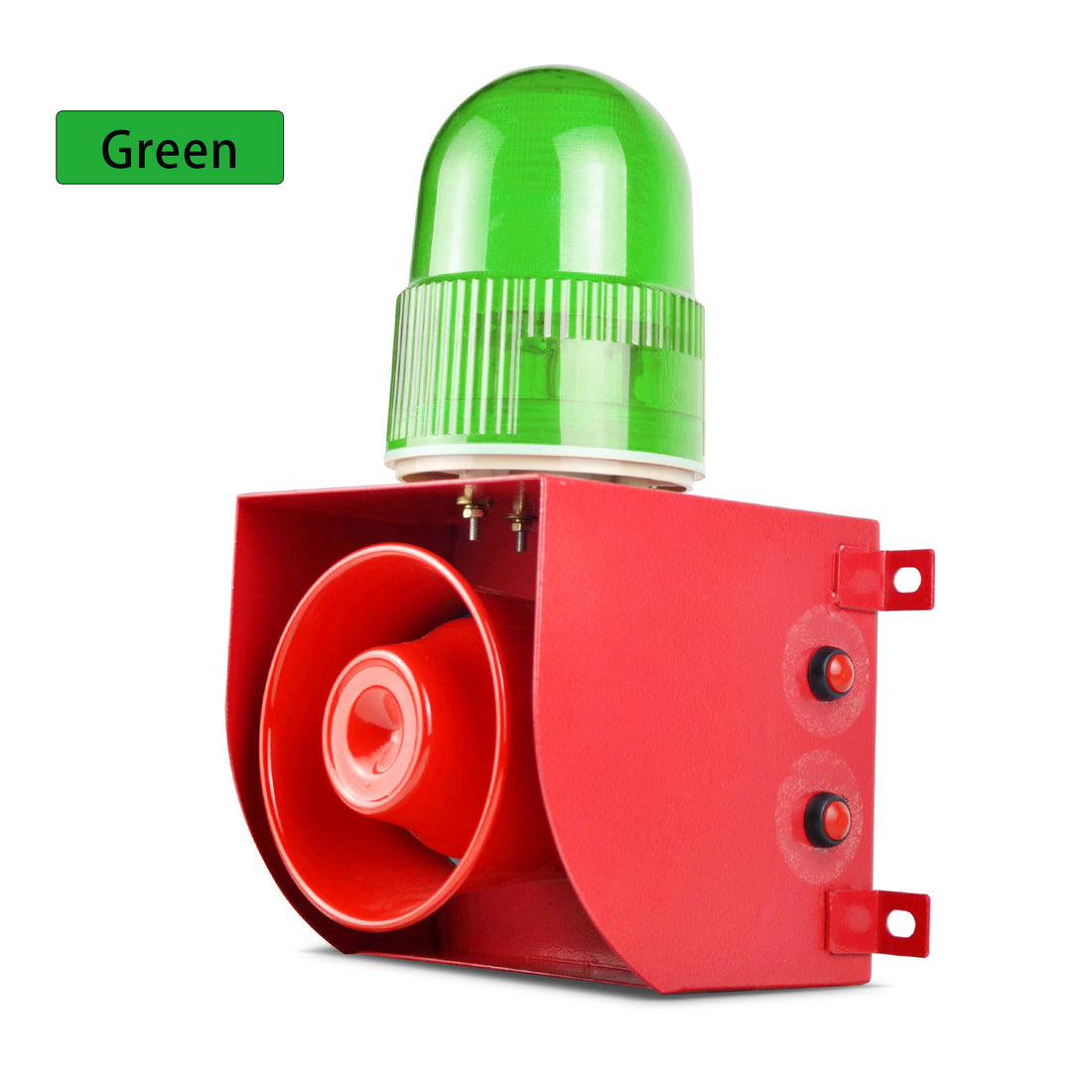 YASONG SLA-01H 120dB Adjustable Industrial Alarm Siren, 25W, 9 Tones, USB Upload, IP65, LED Strobe