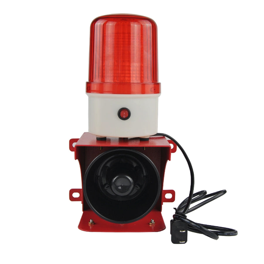 YASONG SLA-003 110dB Power Outage Alarm Siren, 23W, IP65, LED Strobe, 1.2Ah Backup Battery