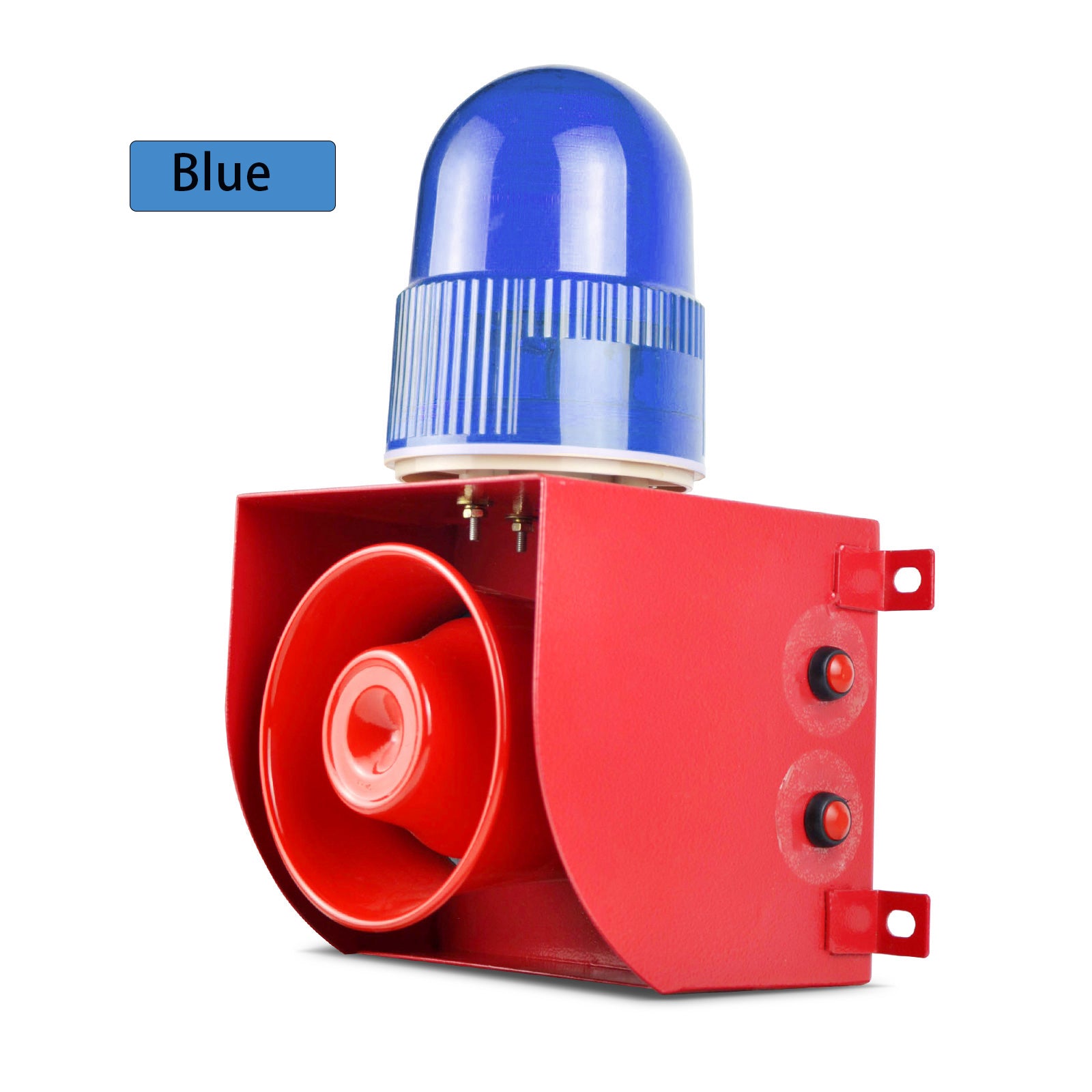 YASONG SLA-01H 120dB Adjustable Industrial Alarm Siren, 25W, 9 Tones, USB Upload, IP65, LED Strobe