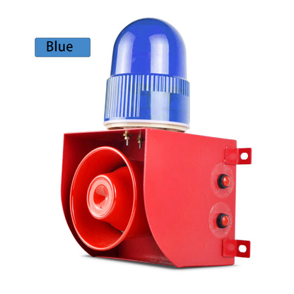 YASONG Alarm Siren 120 Decibel Horn 12 Tone Adjustable 25W Alarm System for Security, Factories, Warehouses, Home and Docks,  SLA-01H