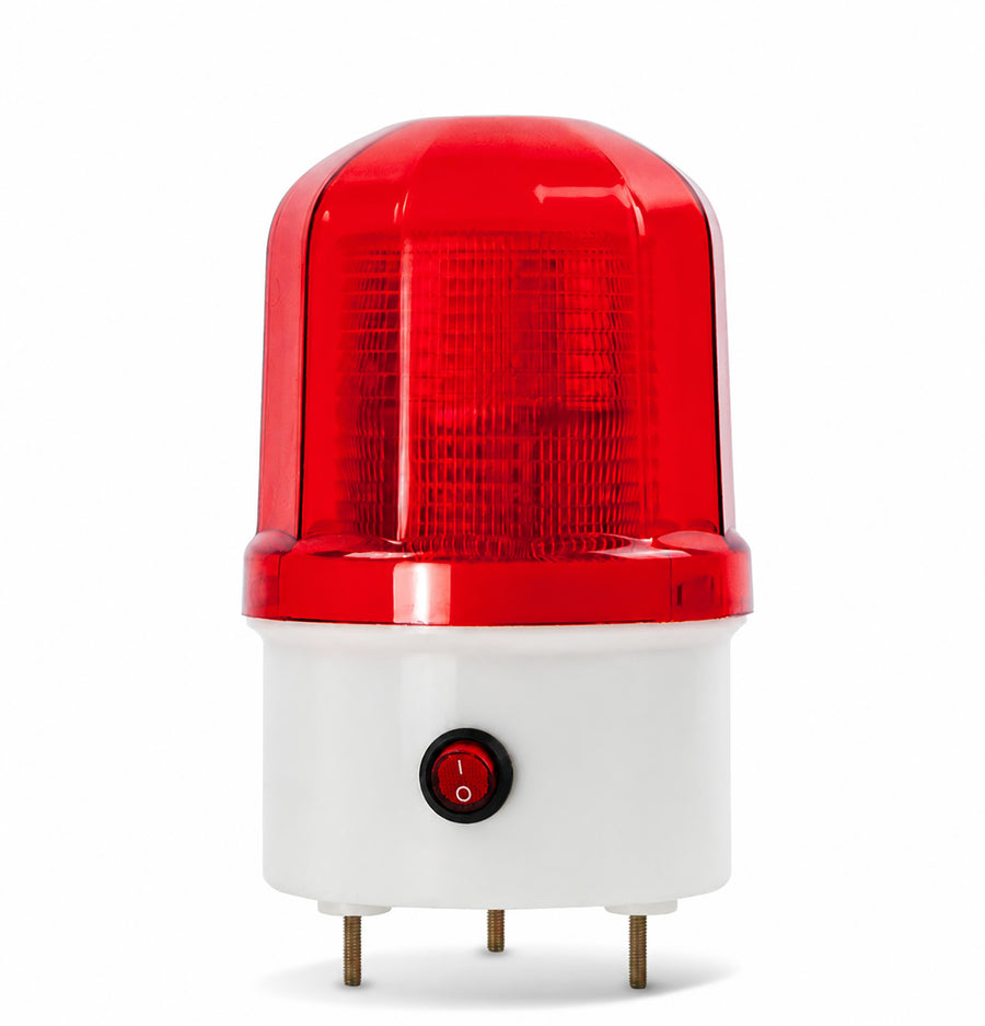 YASONG SLA-1502 90dB Power Outage & Phase Loss Alarm Light, AC220V/380V, LED Strobe, IP54, Battery Backup