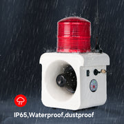 YASONG SLA-800BY 120dB Portable Rechargeable Remote Siren, 500m Range, 2600mAh Battery, 12 Tones, IP65