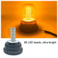 YASONG Amber LED Beacon Strobe Light 80 LEDs 40w Waterproof Rooftop Lights Safety Emergency Flashing Warning Light  for Truck Forklift UTV Car Bus